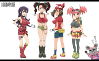 Dinosaur_King Malm_Tatsuno Zoe_Drake // 1290x804 // 447.6KB // png