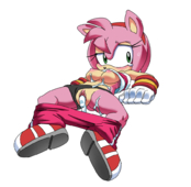 Adventures_of_Sonic_the_Hedgehog Amy_Rose coolblue // 903x882 // 140.7KB // png