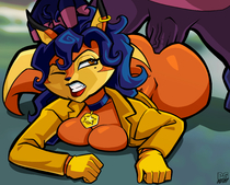 Carmelita_Fox Sly_Cooper pumpkinsinclair // 3300x2653 // 2.0MB // jpg