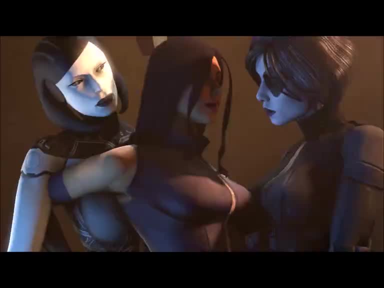 3D Animated Domino_(comics) Edi Mass_Effect Psylocke Sound X-Men dalgen // 768x576 // 374.7KB // mp4