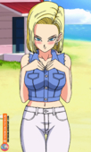 Android_18 Animated Dragon_Ball_Z FoxyBulma // 800x1335 // 2.8MB // gif