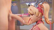 3D Animated Blender Mercy Overwatch dreamrider // 1280x720 // 23.5MB // webm