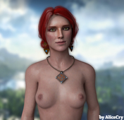 3D Alicecry The_Witcher Triss_Merigold // 4676x4511 // 2.6MB // jpg
