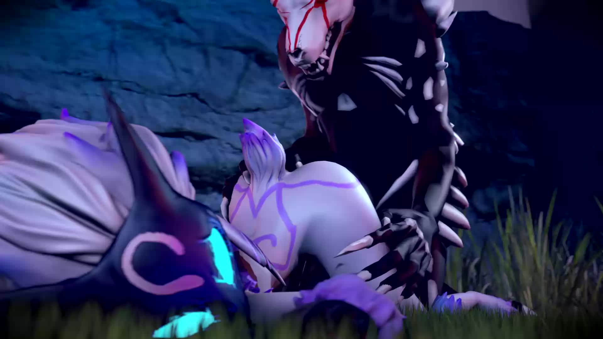 3D Animated Kindred League_of_Legends Source_Filmmaker twitchyanimation // 1920x1080 // 2.8MB // webm