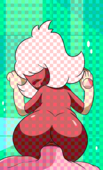 Animated Padparadscha SonSon Steven_Universe // 1059x1748 // 678.7KB // gif