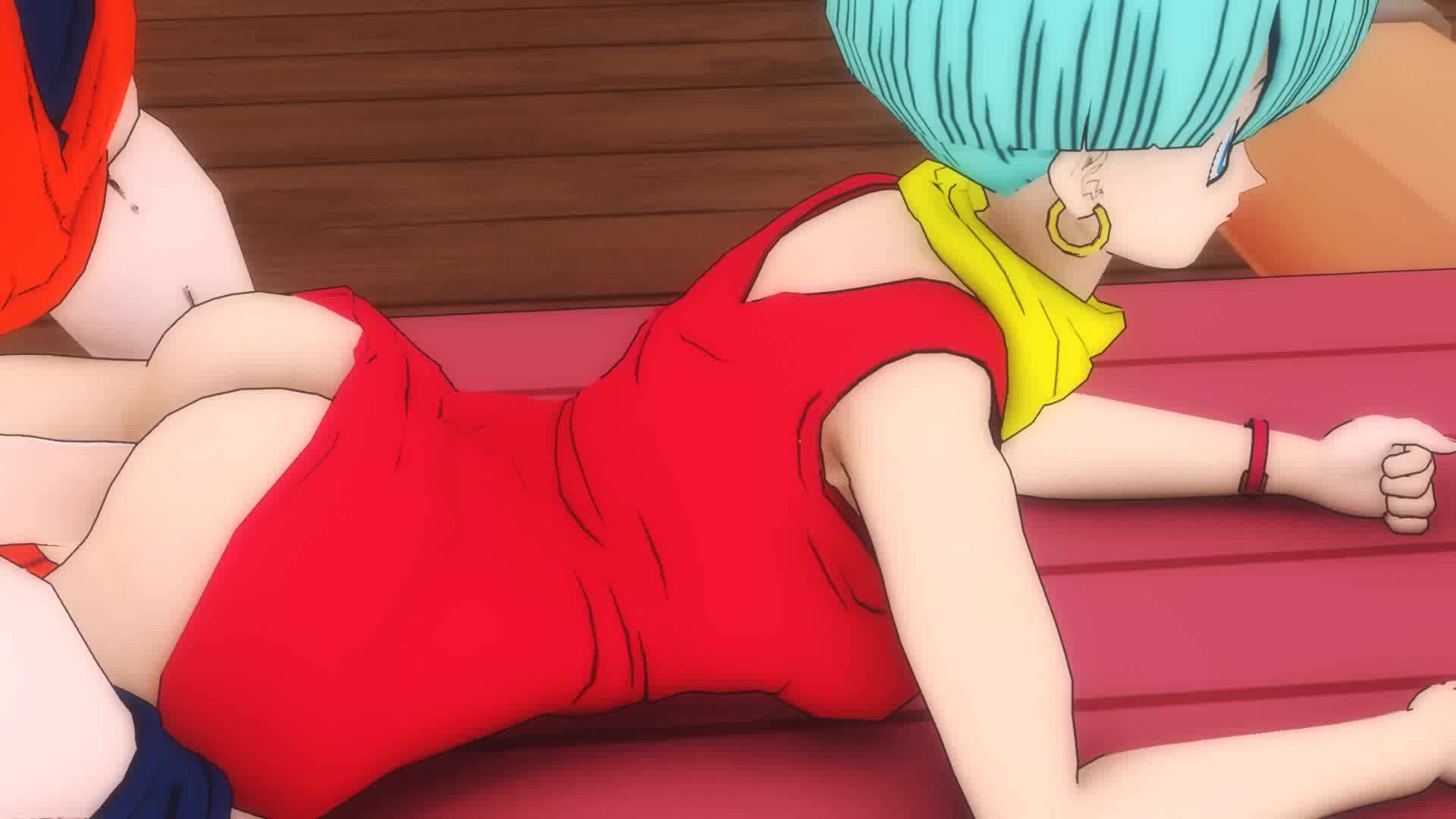 3D Animated Bulma_Brief Dragon_Ball_Z Son_Goku kallenz // 1920x1080 // 1.8MB // webm