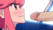 Animated Kill_la_Kill LeafHead Nonon_Jakuzure // 800x450 // 1.4MB // gif