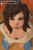 Animated Blender Mei-Ling_Zhou Overwatch raxastake // 720x1080 // 896.6KB // mp4