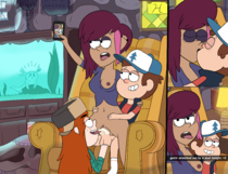 Dipper_Pines Gravity_Falls Tambry Wendy_Corduroy // 3229x2479 // 2.4MB // png