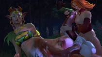 3D Animated DOTA_2 Enchantress Lina Source_Filmmaker coot27 // 1920x1080 // 2.0MB // webm