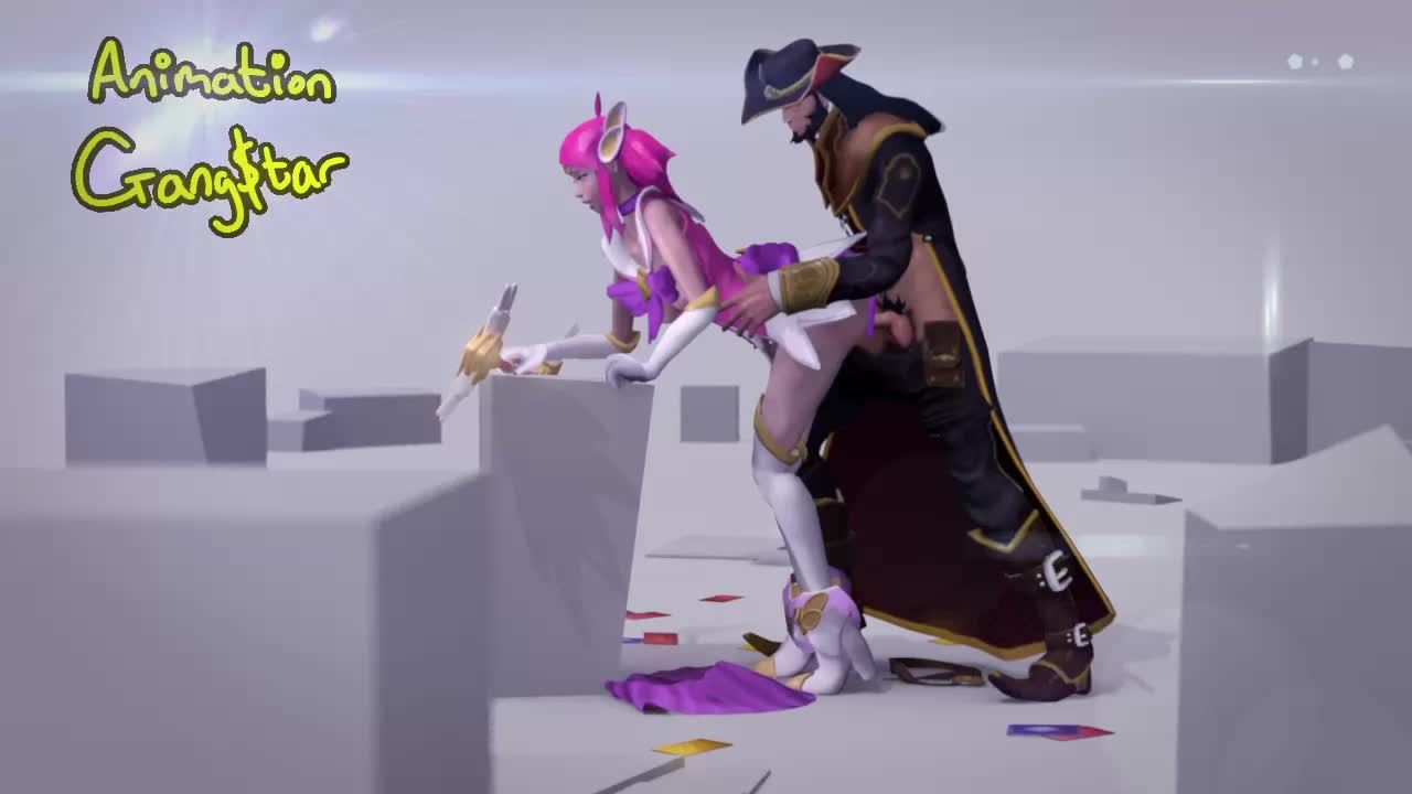 3D Animated Animation_Gangstar League_of_Legends Lux Sound Star_Guardian twisted_fate // 1280x720 // 14.4MB // webm