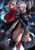 Android_2B Bayonetta_(Game) Crossover Jeanne Nier Nier_Automata Zumi // 2481x3508 // 766.1KB // jpg