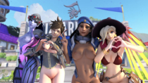 3D Ana_Amari Mercy Overwatch Tracer Widowmaker mrbonessfm // 1920x1080 // 2.2MB // png