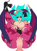 Darkstalkers Morrigan_Aensland shybabs // 1400x1951 // 1.2MB // png