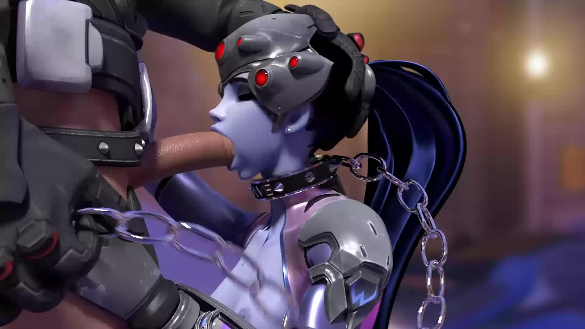 3D Animated Blender Overwatch Widowmaker gifdoozer // 1920x1080 // 599.6KB // webm