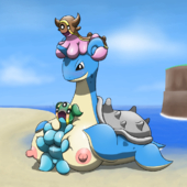 Gastrodon_(Pokémon) Lapras_(Pokémon) Pokemon ole // 1036x1036 // 645.7KB // png