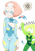 Pearl_(Steven_Universe) Peridot Steven_Universe gnome-no // 600x887 // 255.5KB // png