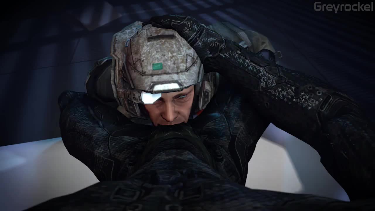 3D Animated Halo Marine_(Halo) Source_Filmmaker greyrockel // 1280x720 // 6.4MB // webm