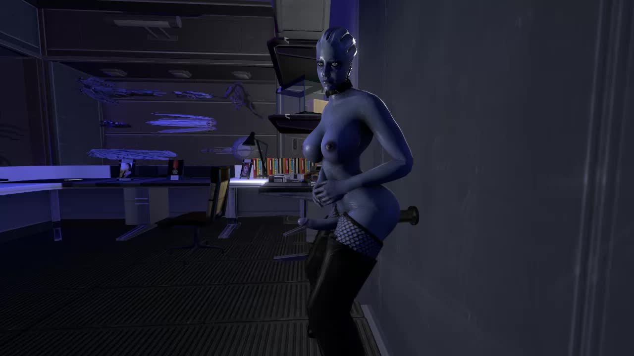 3D Animated Asari Liara_T'Soni Mass_Effect Source_Filmmaker sfmfegit // 1280x720 // 107.7KB // webm