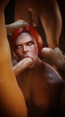 3D Animated Sound The_Witcher_3:_Wild_Hunt Triss_Merigold evilaudio wowmelette // 1080x1920 // 1.9MB // mp4