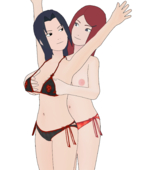 Kushina_Uzumaki Mikoto_Uchiha Naruto Valentinexredfield // 2056x2425 // 4.1MB // png