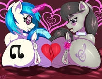 My_Little_Pony_Friendship_Is_Magic Octavia_Melody Renegade157 Vinyl_Scratch // 3200x2500 // 590.0KB // jpg