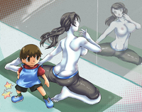Animal_Crossing Villager Wii_Fit Wii_Fit_Trainer // 700x554 // 102.3KB // jpg