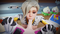 3D Animated Blender D.Va Mercy Nohnonah Overwatch Sound // 1920x1080, 12s // 8.9MB // webm