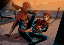 Bayushix Marvel_Comics Mayday_Parker Peter_Parker Spider-Girl Spider-Man Spider-Man_(Series) // 1191x842 // 997.3KB // jpg
