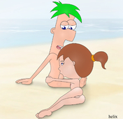 Ferb_Fletcher Fireside_Girls Gretchen Phineas_and_Ferb helix // 1550x1500 // 784.3KB // png