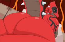 Animated Groudon Pokemon evov1 // 1000x650 // 3.8MB // gif