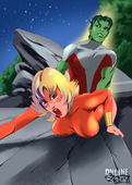 Beast_Boy DC_Comics Online_Superheroes Terra The_Teen_Titans // 710x1000 // 333.9KB // jpg