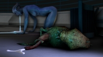 Asari Duke_Nukem Liara_T'Soni Mass_Effect Pregnator Ywelmsfm // 1920x1080 // 724.5KB // jpg