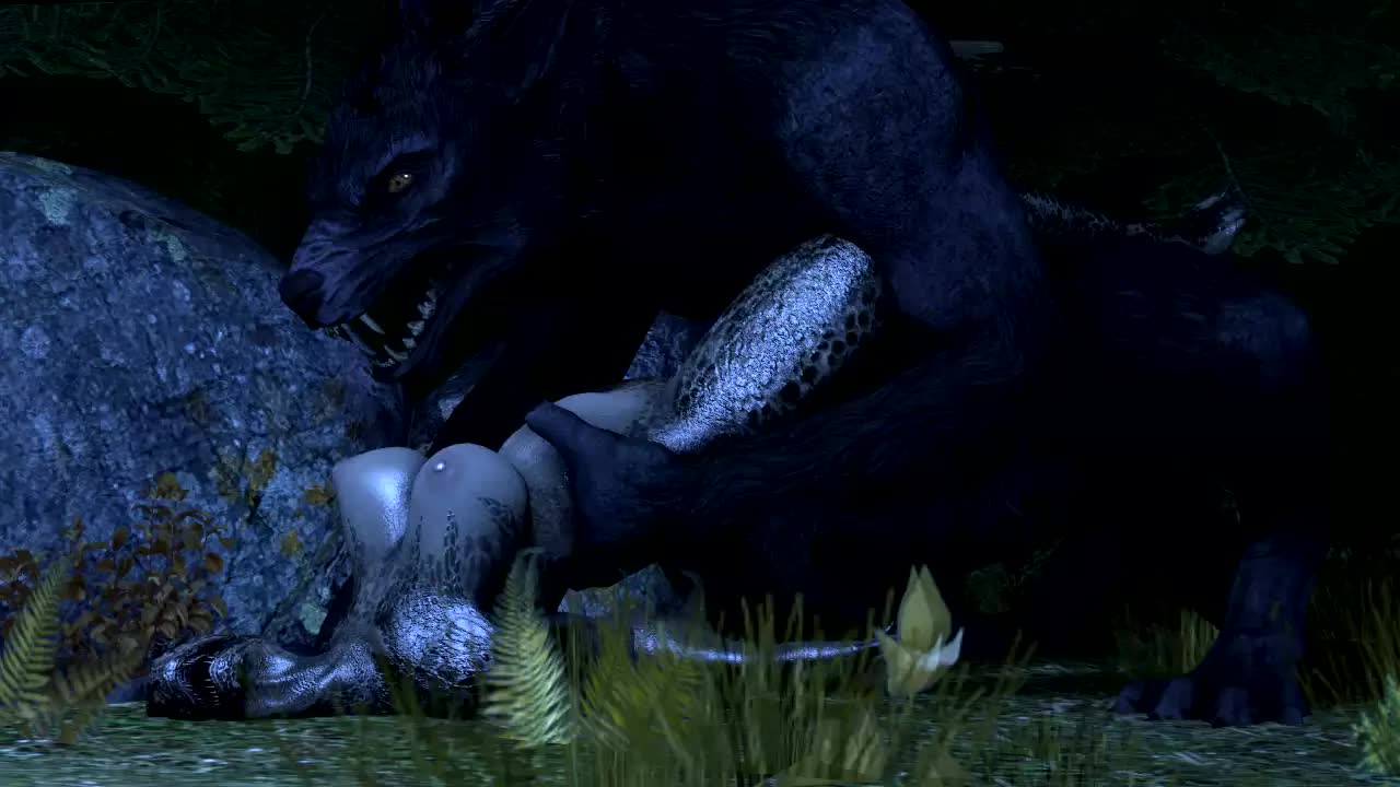 3D Animated Argonian Skyrim Source_Filmmaker The_Elder_Scrolls The_Elder_Scrolls_V:_Skyrim Werewolf // 1280x720 // 1.9MB // webm