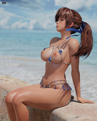 3D Blender Dead_or_Alive Kasumi radianteld // 2000x2500 // 2.3MB // jpg