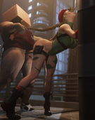 3D Animated Cammy_White Street_Fighter rouge_nine // 1080x1350, 12.2s // 5.3MB // mp4