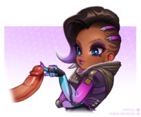 NeoCoill Overwatch Sombra // 750x623 // 358.4KB // png