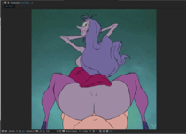 Animated Disney_(series) Madam_Mim Merlin PurpleMantis SLB The_Sword_in_the_Stone_(film) // 550x396 // 336.7KB // gif