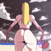 Animated D-Art Princess_Peach Super_Mario_Bros // 1360x1360 // 2.3MB // gif
