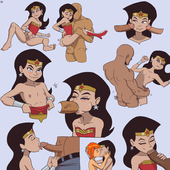 AG AshesG DC_Comics Justice_League Wonder_Woman Young_Wonder_Woman // 2500x2500 // 1.2MB // png