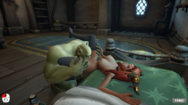 3D Alexstrasza Animated Orc World_of_Warcraft // 854x480 // 8.7MB // gif