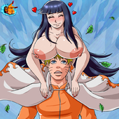 DemonRoyal Hinata_Hyuga Naruto Naruto_Uzumaki // 900x900 // 684.9KB // png