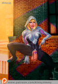 KinkyJimmy Marvel Marvel_Comics Spider-Gwen // 1556x2266 // 4.4MB // png