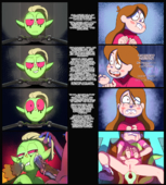 Comic Crossover D-rock Gravity_Falls Lord_Dominator Mabel_Pines Wander_Over_Yonder // 1214x1350 // 1.9MB // png