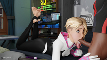 3D Blender Gwen_Stacy Miles_Morales Spider-Gwen Spider-Man:_Into_the_Spider-Verse sleepykat // 3840x2160 // 14.2MB // png