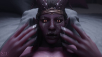 3D Animated Blender Bordello Elf Lyria Tiefling nyl // 1280x720, 108.1s // 47.5MB // webm