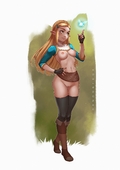Princess_Zelda The_Legend_of_Zelda dandonfuga // 3508x4961 // 871.5KB // jpg