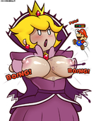 Paper_Mario Shadow_Queen Super_Mario_Bros incogneato // 1200x1500 // 779.6KB // png