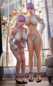 3D 3dloveandpeace Ayane_(Dead_or_Alive) Dead_or_Alive Fiona_(Dead_or_Alive) // 1200x1920 // 1.1MB // jpg