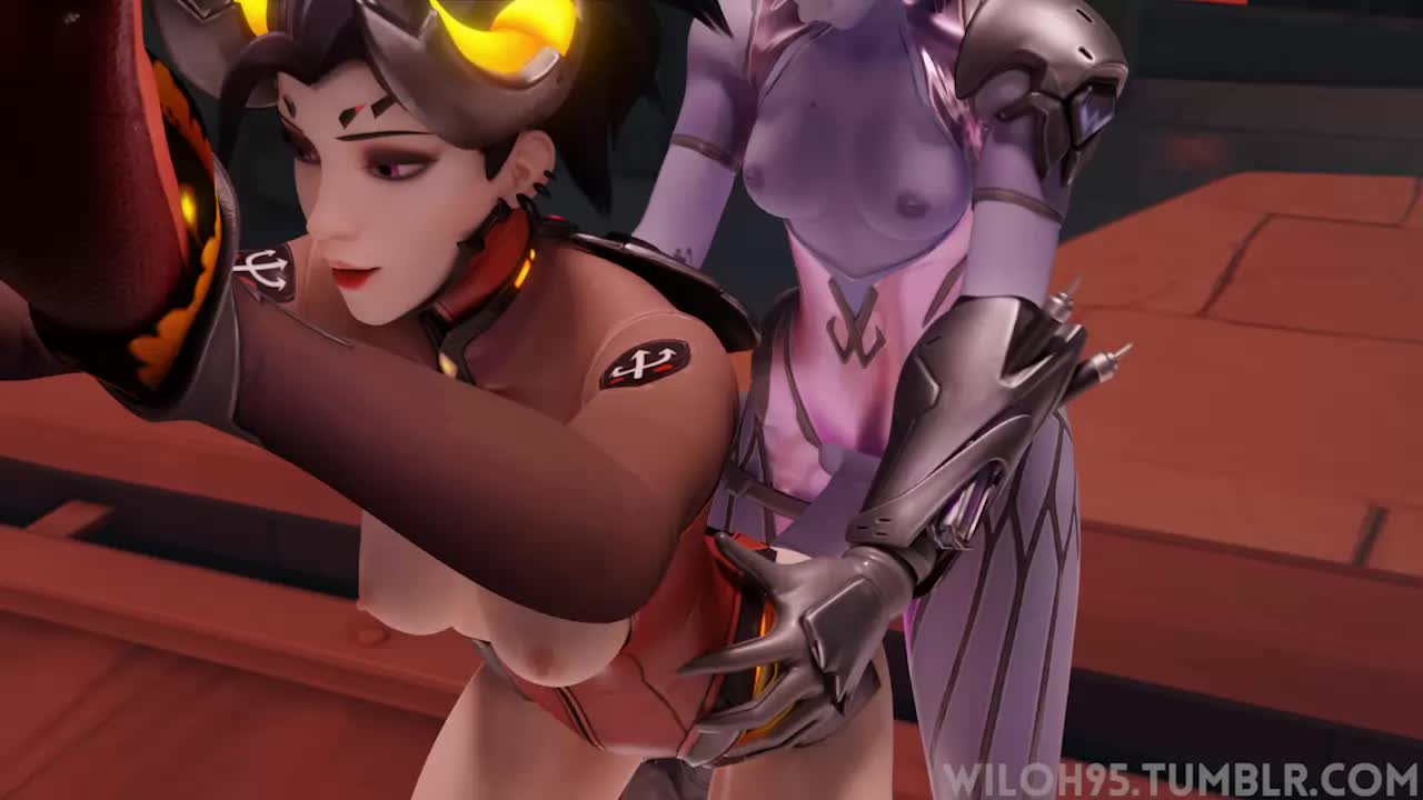 3D Animated Blender Mercy Overwatch Widowmaker wiloh95 // 1280x720 // 217.5KB // webm